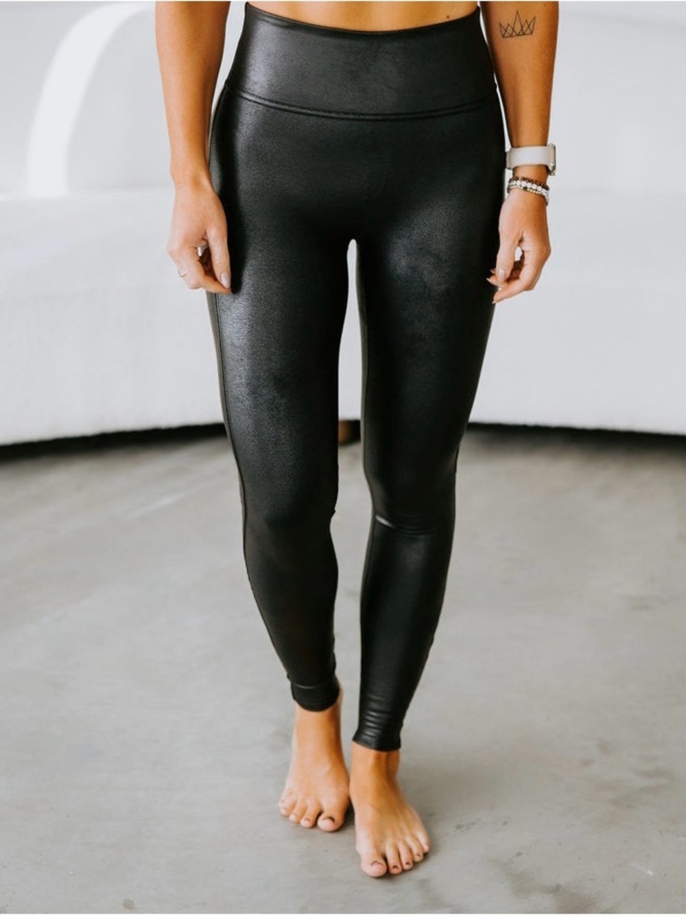 Spanx High-Rise Faux Leather Leggings